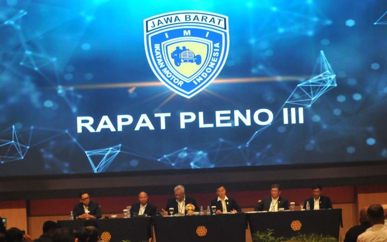 IMI Jabar dalam menggelar Rakerprov tahun 2024. Tuga benang merah sukses disepakati. (Foto; Arief K/G-SPORTS.ID)