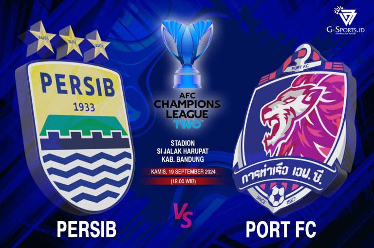 PERSIB Vs PORT FC, Kamis 19 September 2024. (Grafis: Imenk: G-SPORTS.ID)