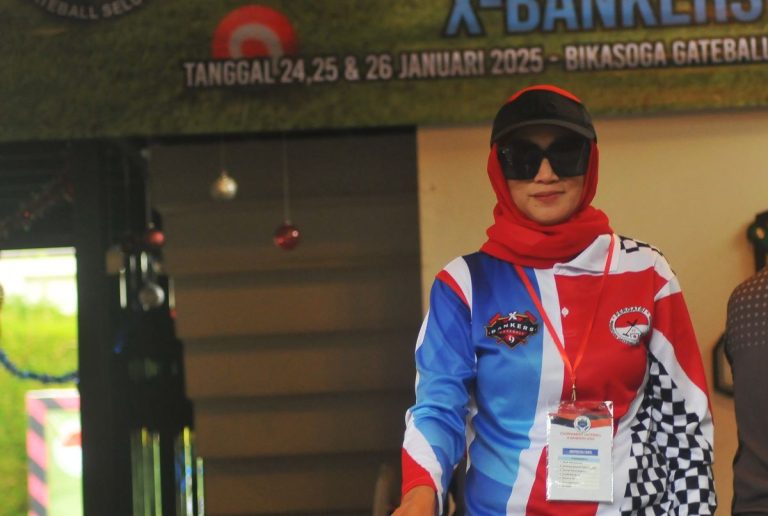 BINA ATLET; Melisa Garmila, Ketua Umum X-Bankers Club, wadah bagi para pensiunan pegawai bank. (Foto: Arief K/G-Sports.id)