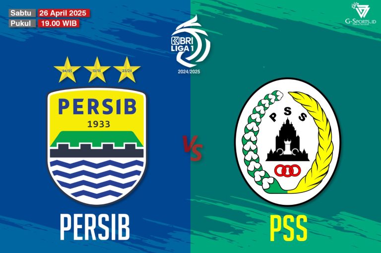 ILUSTRASI : PERSIB Vs PSS (Grafis: Imenk/G-SPORTS.ID)