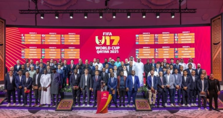 SEBANYAK 48 perwakilan negara di dunia mengahadiri proses undian grup Piala Dunia U-17 Qayar 2025. di Doha, Qatar, Minggu (25/5/20225). (Foto: FIFA Communications Division)