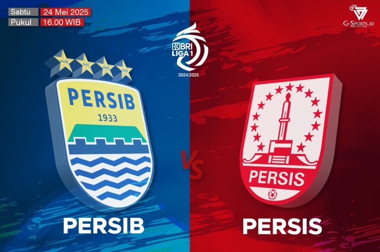 ILUSTRASI Persib Vs Persis Solo. (Grafis: Imenk Karmawan/G-SPORTS.ID)