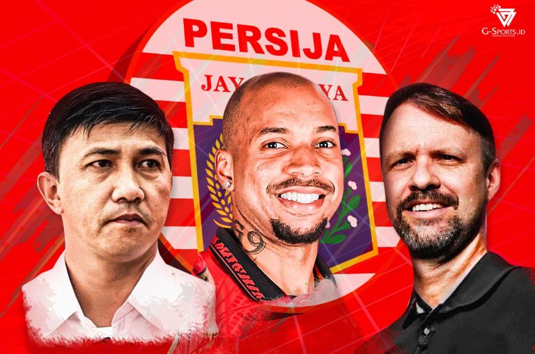 Menatap 2025/2026, Persija melakukan perubahan seperti memperpanjang kontrak Gustavo Almeida, memilih Mauricio Souza sebagai pelatih, dan mendatangkan kembali Ardhi Tjahjoko sebagai manager tim. (Foto-foto: Persija Twitter/Grafis: Menk Karmawan/G-Sports.id).