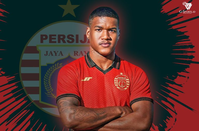 Alan Cardoso, bek kiri baru Persija Jakarta asal Brasil. (Foto: Media Persija/Grafis: Menk Karmawan/G-Sports.id).