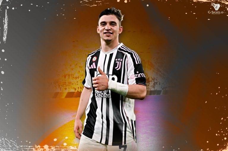 Francesco Conceicao resmi sebagai pemain Juventus dengan status pembelian penuh setelah musim lalu sebagai pinjaman. (Foto: Juventus FC/Grafis: Menk Karmawan/G-Sports.id).