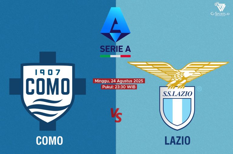 ILUSTRASI Como 1907 VS Lazio. (Grafis: Imenk Karmawan/G-SPORTS.ID)