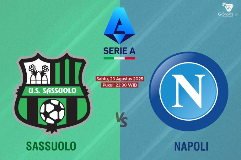 ILUSTRASI Sassuolo Vs Napoli. (Grafis: Imenk K/G-SPORTS.ID)