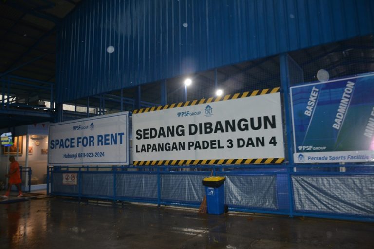 Persada Sports Facilities menambah dua lapangan padel yang membuat komplek olahraga ini memiliki empat lapangan padel. (Foto: Irfan Sudrajat/G-Sports.id).