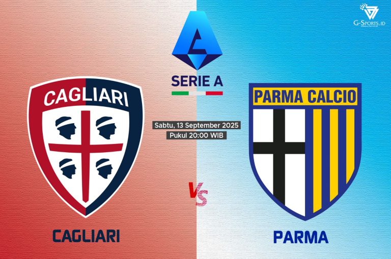 ILUSTRASI Cagliari Vs Parma. (Grafis: Menk/G-SPORTS.ID)