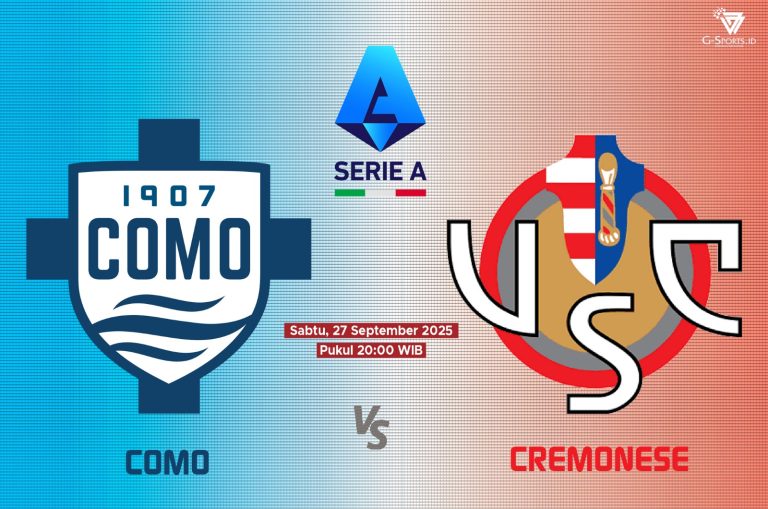 COMO Vs Cremonese, Sabt (27/9/2025). (Grafis: Imenk/G-SPORTS.ID)