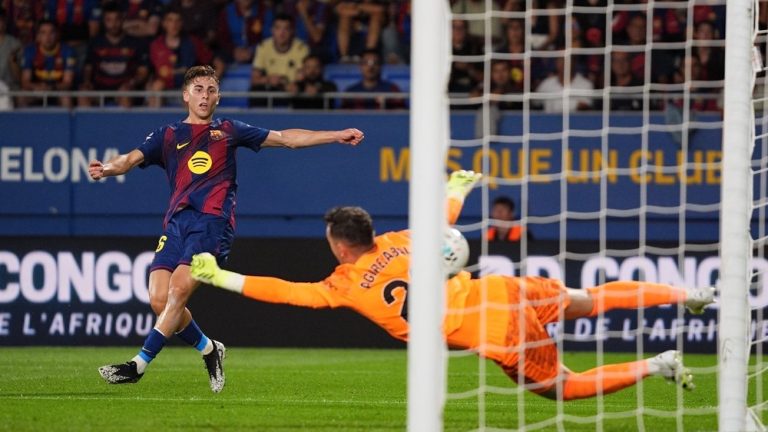 Fermin Lopez salah satu contoh pemain La Liga, yang mendapatkan tempat di tim senior Barcelona setelah melalui tim muda Blaugrana. (Foto: La Liga Contenhub/G-Sports.id).