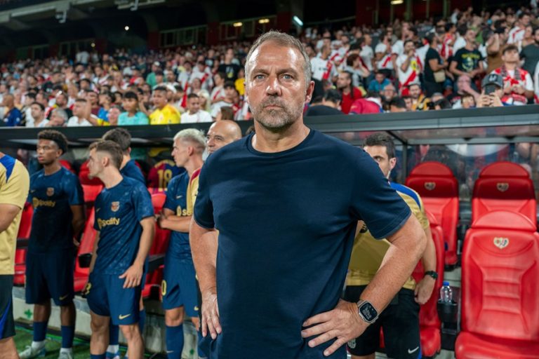 Pelatih Barcelona, Hansi Flick. (Foto: La Liga ContenHub).