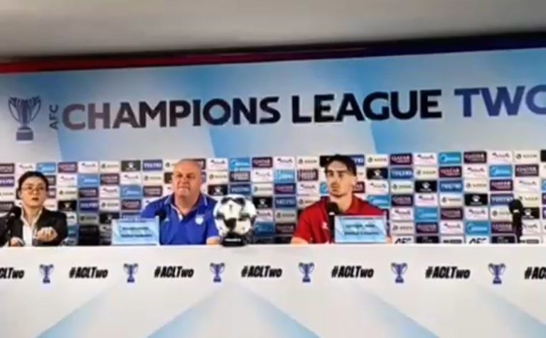 BOJAN Hodak, dalam sesi press conference usai pertandingan melawan Bangkok United, Rabu (1/10/2025). (Foto: Istimewa)
