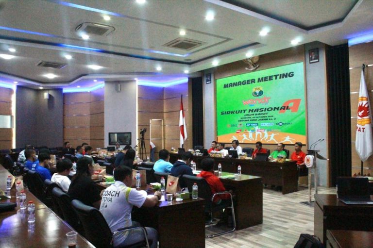 ANTUSIASME Pengprov, Pengcab dan klub begitu tinggi dengan digelarnya BINI Sirkuit Nasional (Sirnas) di Bandung mulai Senin(6/10/2025). (Foto: Istimewa)