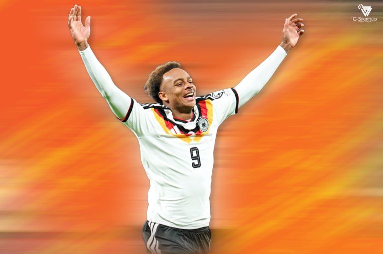 Bintang muda Timnas Jerman, Assan Ouedraogo, (Foto: DFB Team Twitter/Grafis: Menk Karmawan/G-Sports.id).