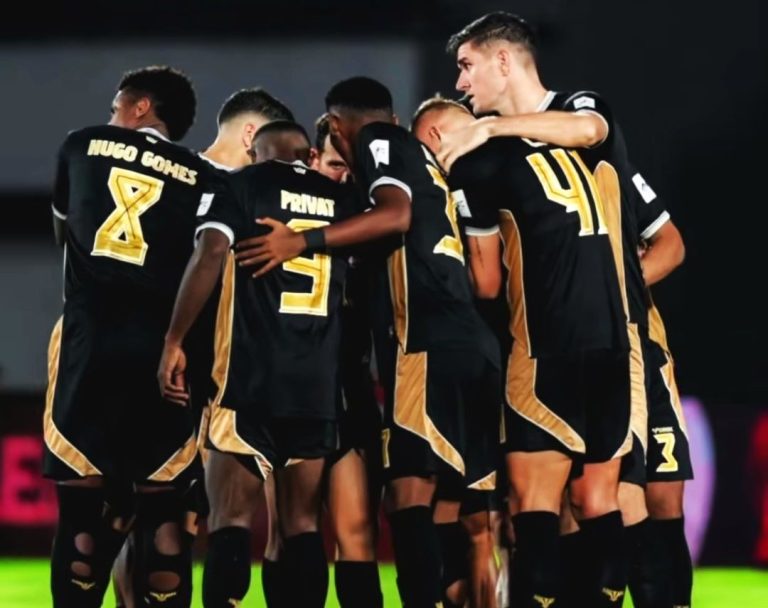 SKUAT Dewa United Banten FC siap jalani debut Asia saat tampil di perempat final AFC Challenge 2025/2026. (Foto: Instagram: dewaunitedfc)