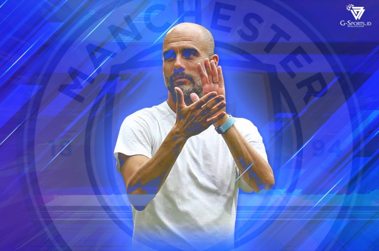 Pelatih Manchester City, Pep Guardiola raih 1.000 laga. (Foto: Twitter Manchester City/Grafis: Menk Karmawan/G-Sports.id).