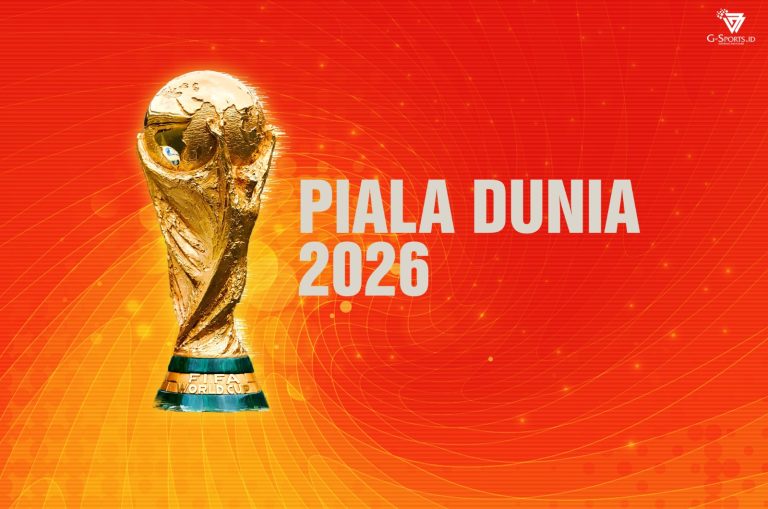 Piala Dunia 2026 akan digelar di Kanada, Meksiko, dan Amerika Serikat. (Grafis: Menk Karmawan/G-Sports.id).