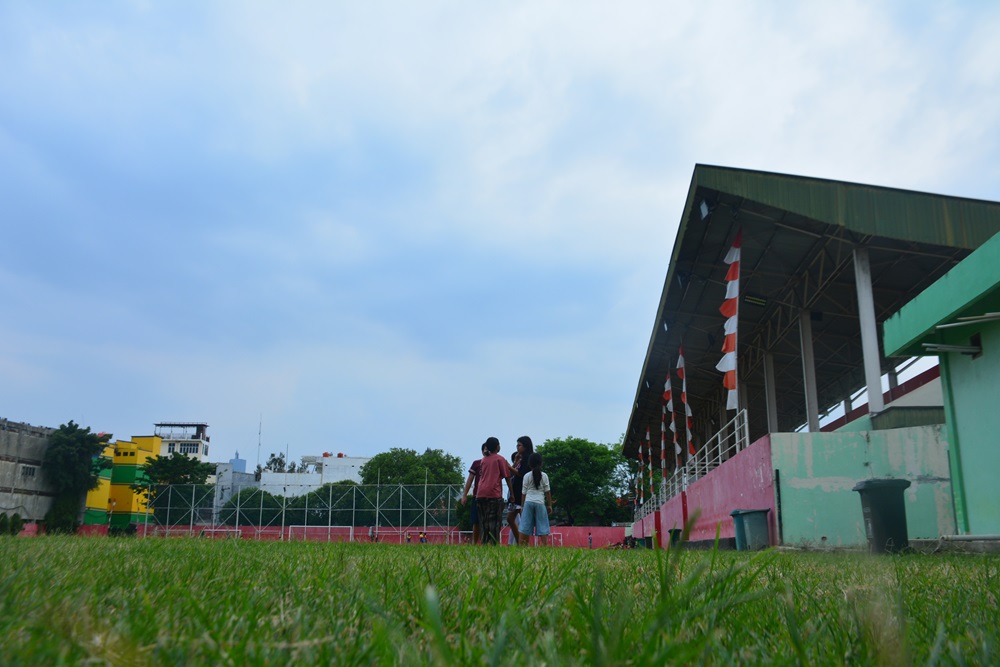 Tribune Stadion VIJ atau yang juga bernama Stadion Petojo. (Foto: G-Sports.id)