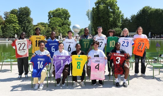 ILUSTRASI para pesepakbola wanita di dunia berkumpul dalam program FIFA. (FIFA Communications Division)