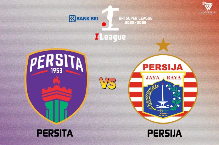 Persita vs Persija di Super League 2025/2026 bergulir pada Jumat (30/1/2026) pukul 15.30 WIB. (Grafis: Menk Karmawan/G-Sports.id)