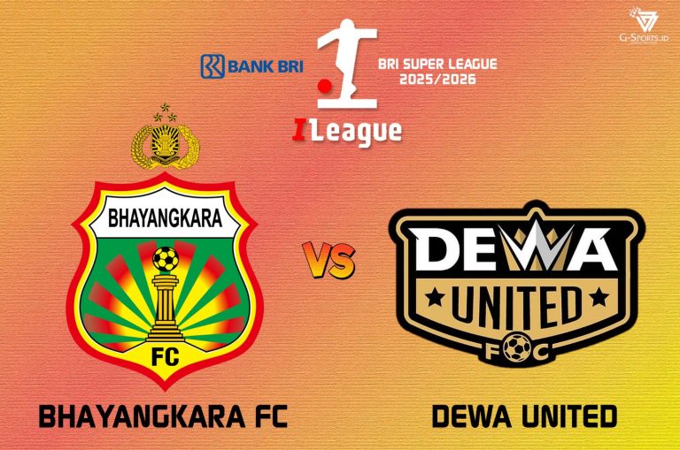 Bhayangkara Presisi ditantang Dewa United, Senin (5/1/2026) (Grafis: Imenk/G-SPORTS.ID)