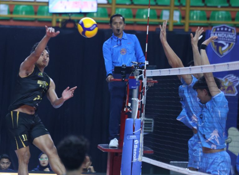 ILUSTRASI pertandingan Garuda Jaya melawan Bhayangkara Presisi Seri 3 Putaran Pertama Proliga 2026, Sabtu (24/1/2026). (Foto: Dok Proliga)